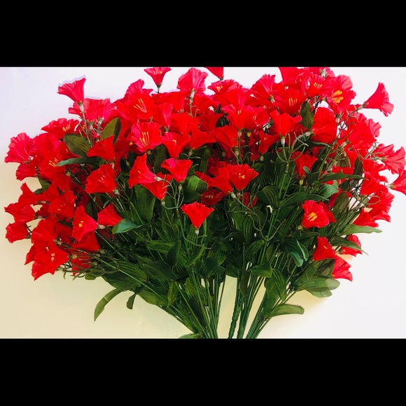 NEW Hibiscus Red Silk Flowers